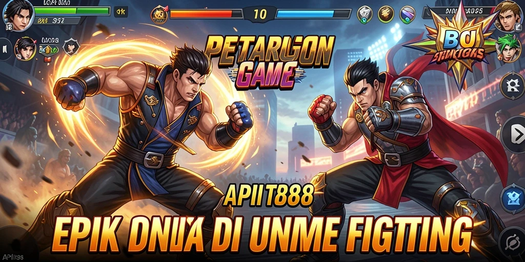 Tampilan gameplay <strong>API88</strong> yang dinamis dan penuh aksi pertarungan.