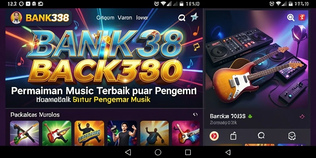 Gameplay BANK338 dengan elemen musik interaktif yang menyenangkan.