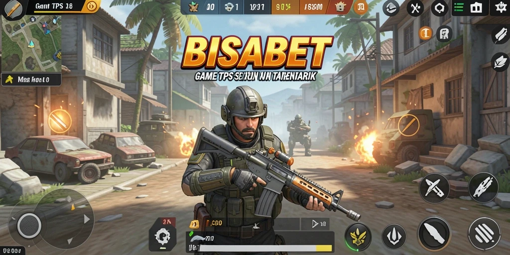Gameplay seru BISABET dengan karakter unik dalam aksi TPS.