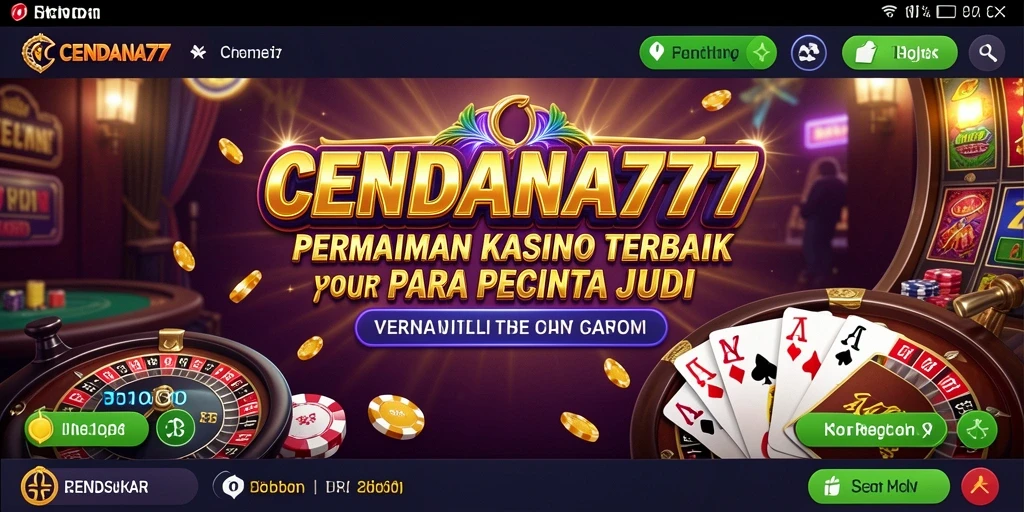 Tampilan menarik dan gameplay seru dari CENDANA777 di layar.
