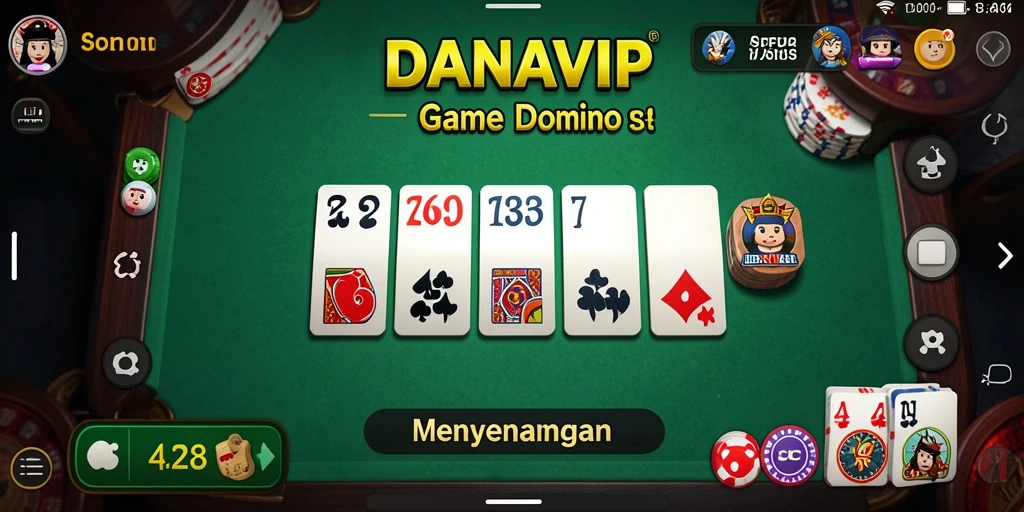 Tampilan gameplay seru DANAVIP di layar ponsel Anda.