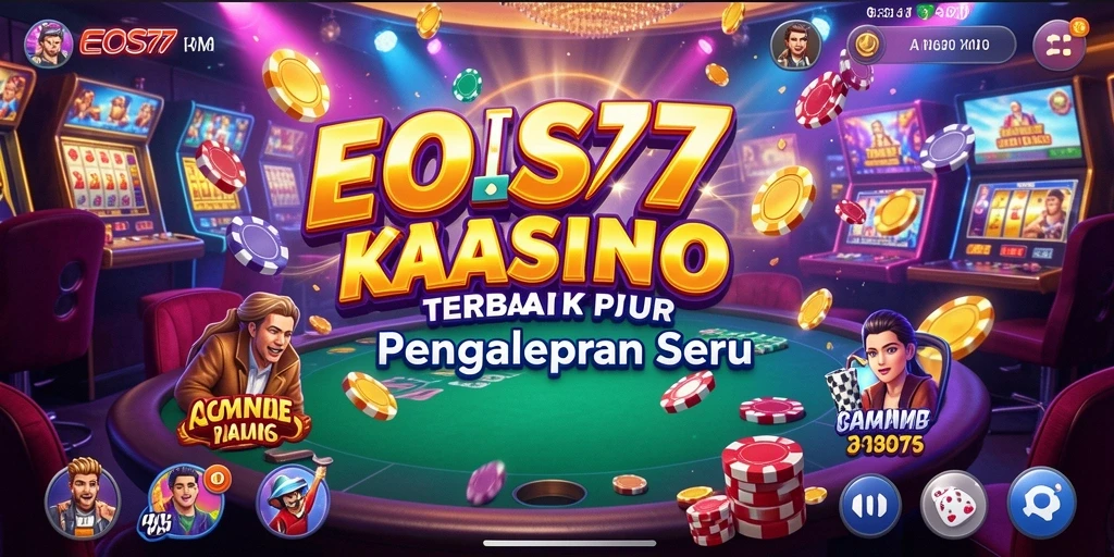 Tangkapan layar gameplay EOS77 menampilkan keseruan permainan Kasino.