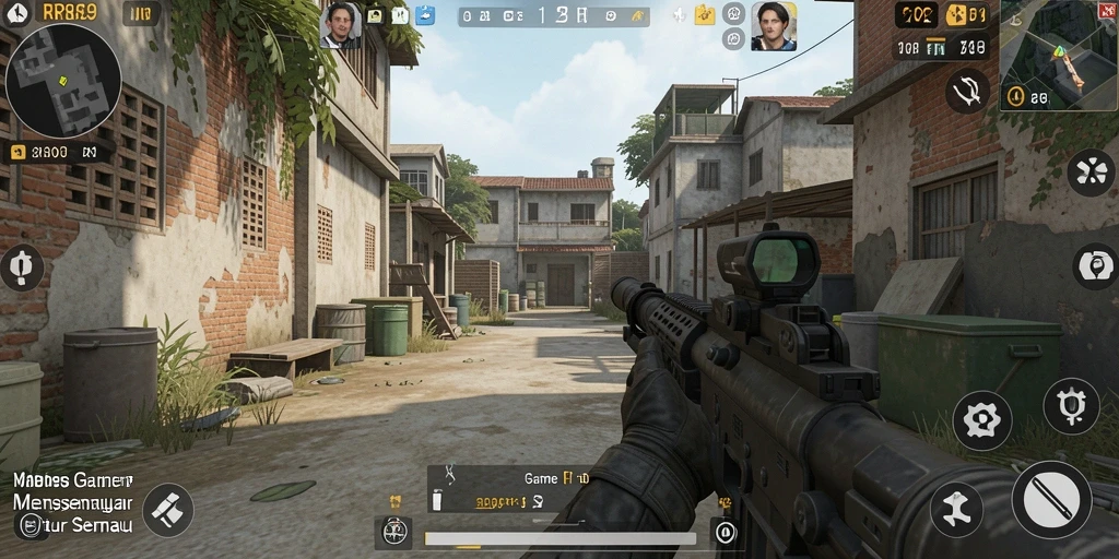 Tampilan gameplay menegangkan dalam RR89 dengan aksi pertempuran yang seru.