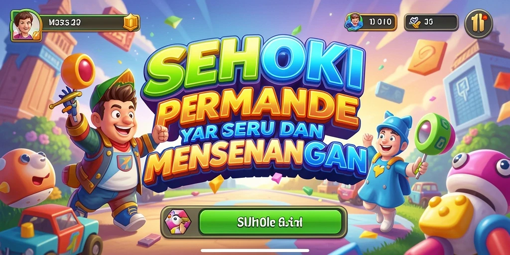 Gameplay seru SEHOKI yang penuh tantangan di layar perangkat.